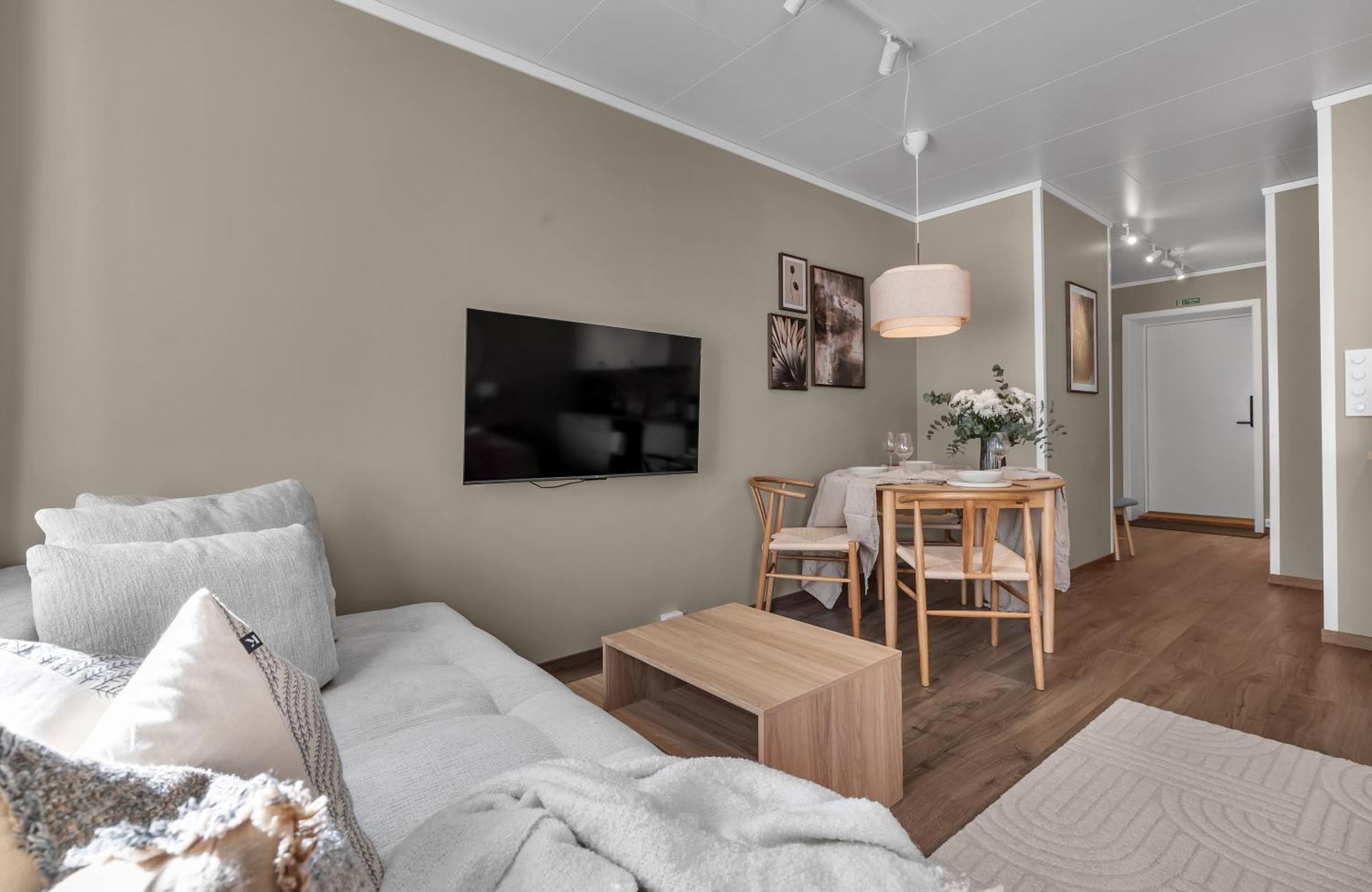 Supercentral City Apartment Eik Tromso Bagian luar foto